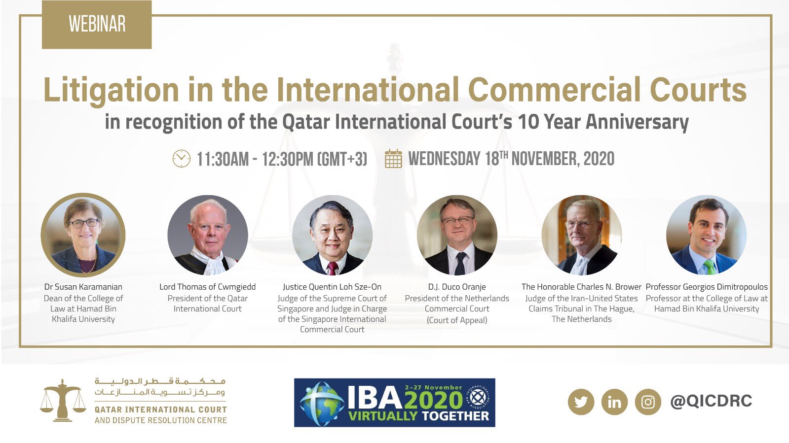Litigation in the International Commercial Courts - in recognition of the Qatar International Court’s 10 Year Anniversary