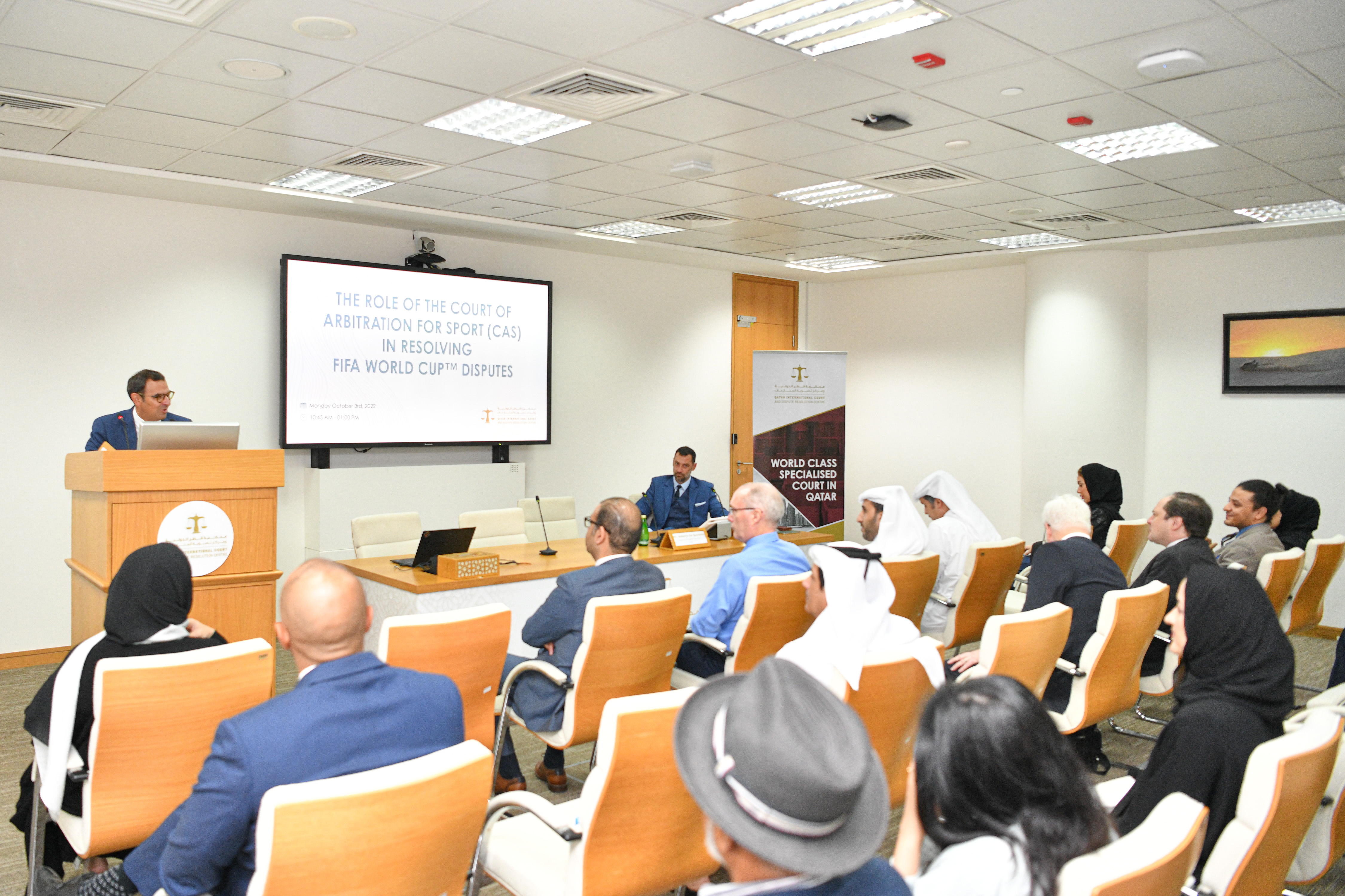 Qatar International Court Hosts Seminar on the Role of the Court of Arbitration for Sport (CAS) in Resolving Sports Disputes