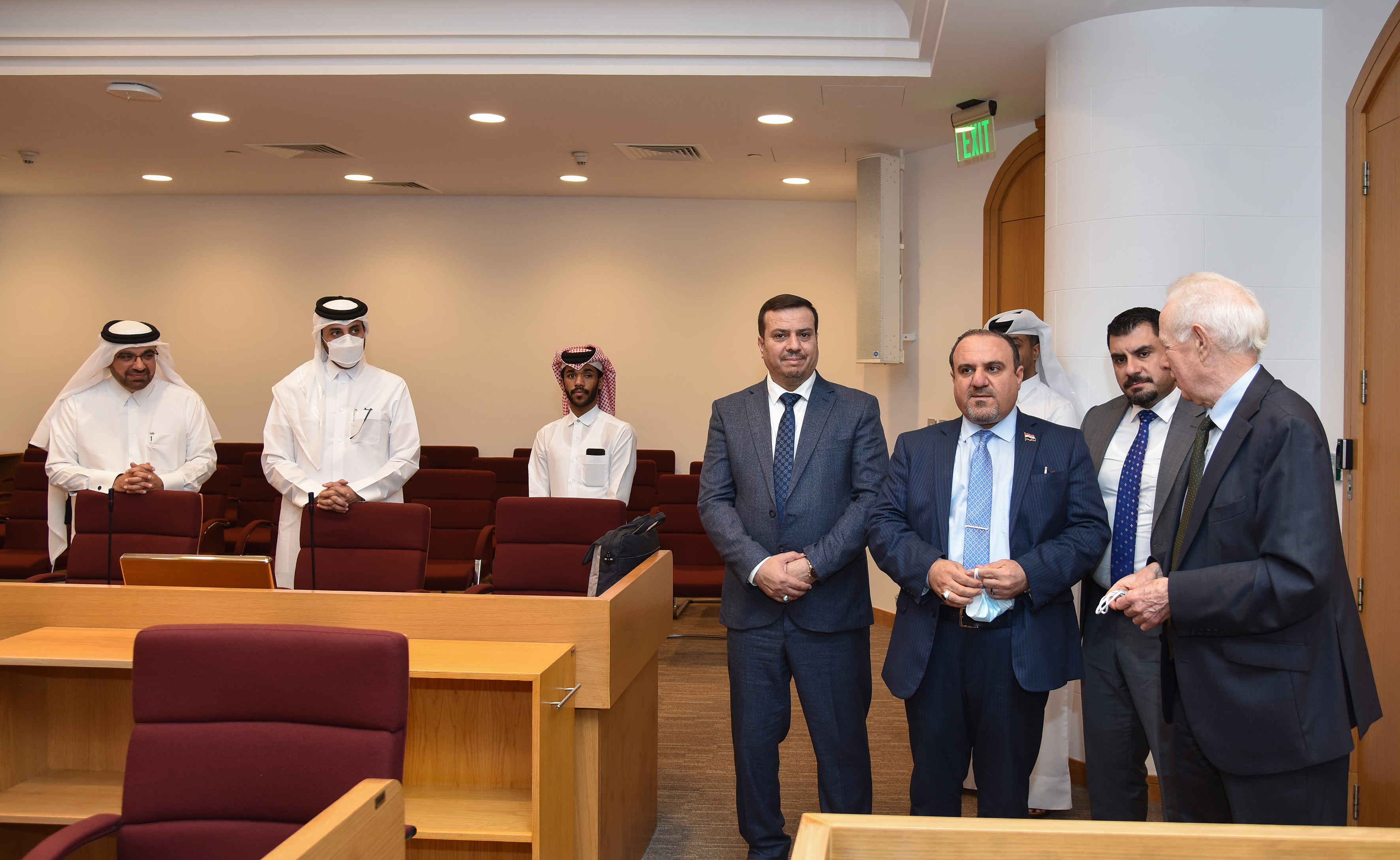 Qatar International Court Receives Official Visit from Iraqi Minister of Justice