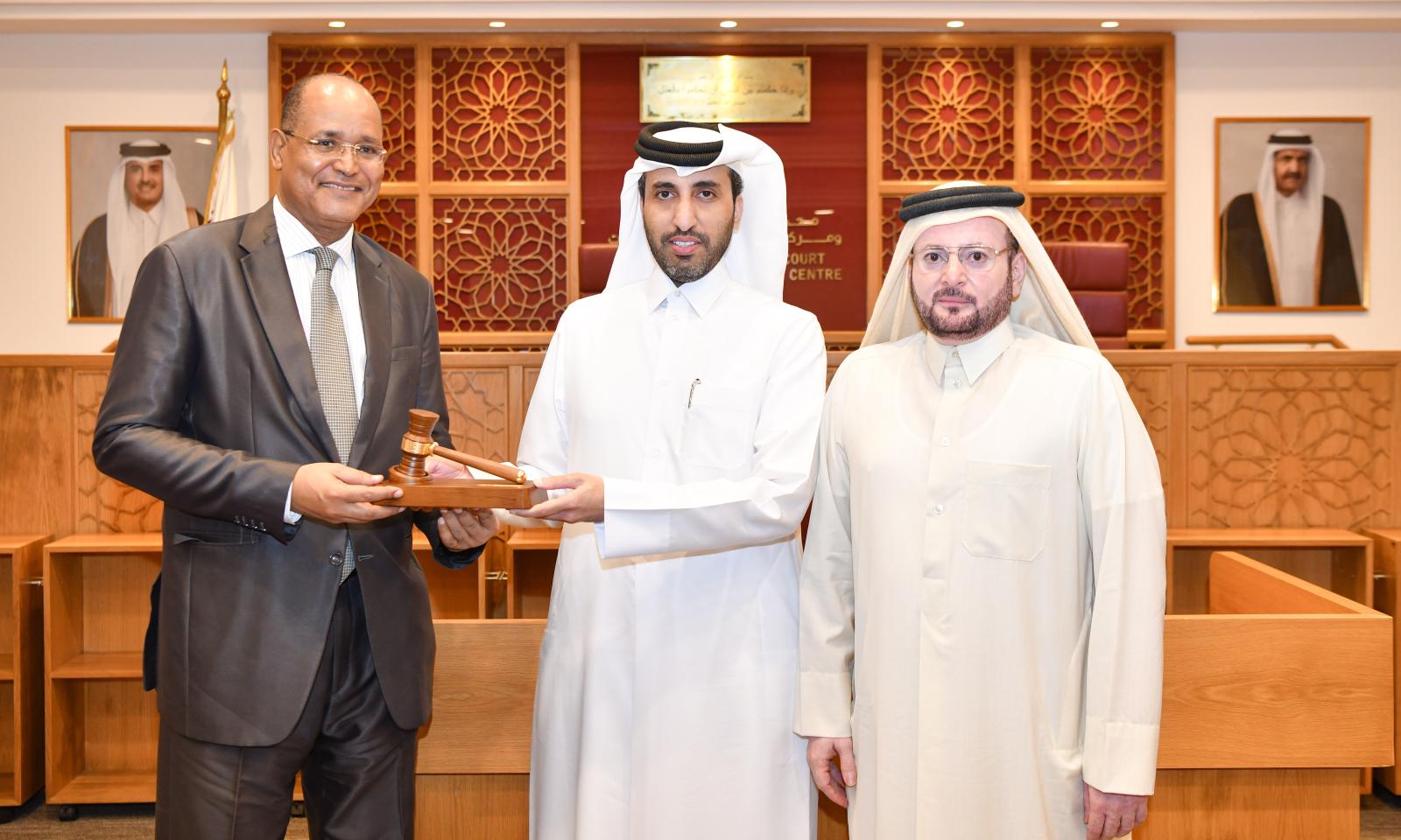 Arab Investment Court Delegation Explores Qatar International Court's Legal System and Operations