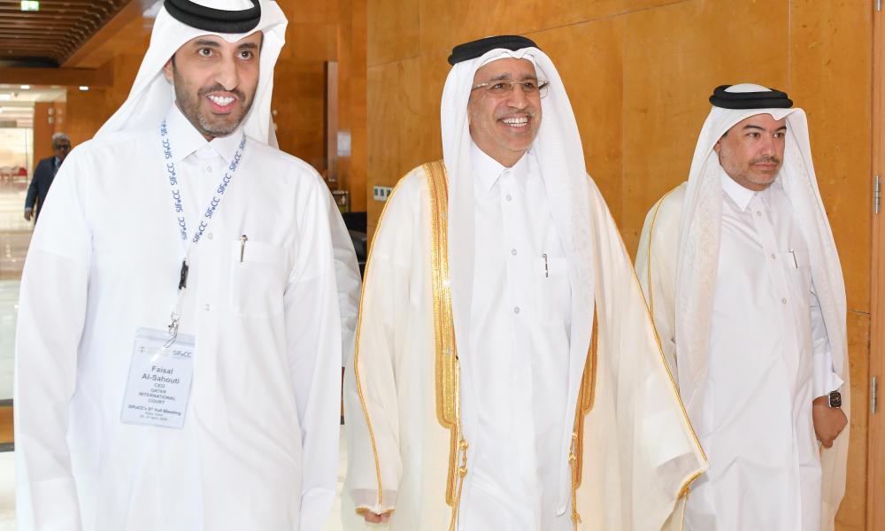 HE Hasan bin Lahdan with Faisal Al Sahouti