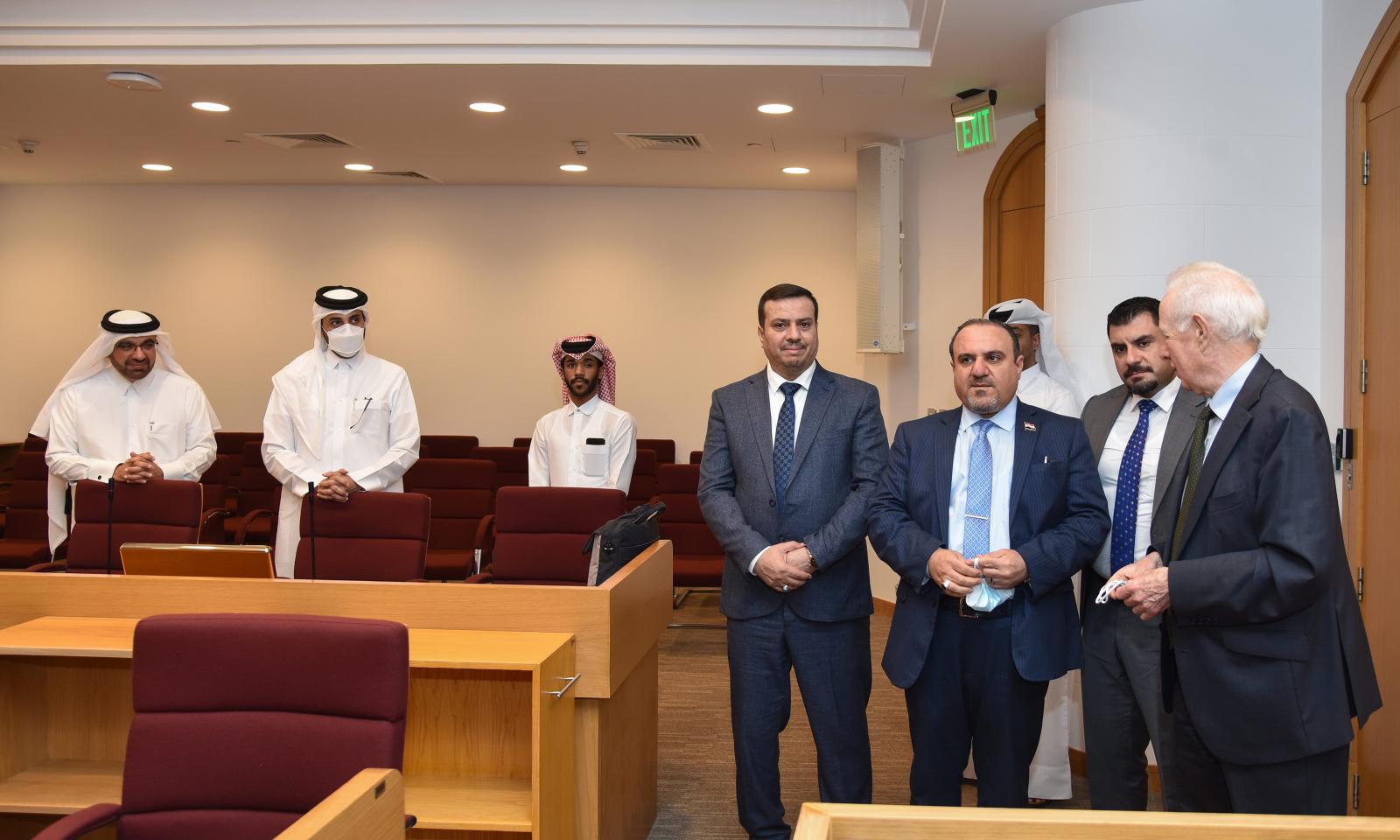 Qatar International Court Receives Official Visit from Iraqi Minister of Justice